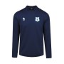 Ronde hals sweater navy voetbaltrainerr